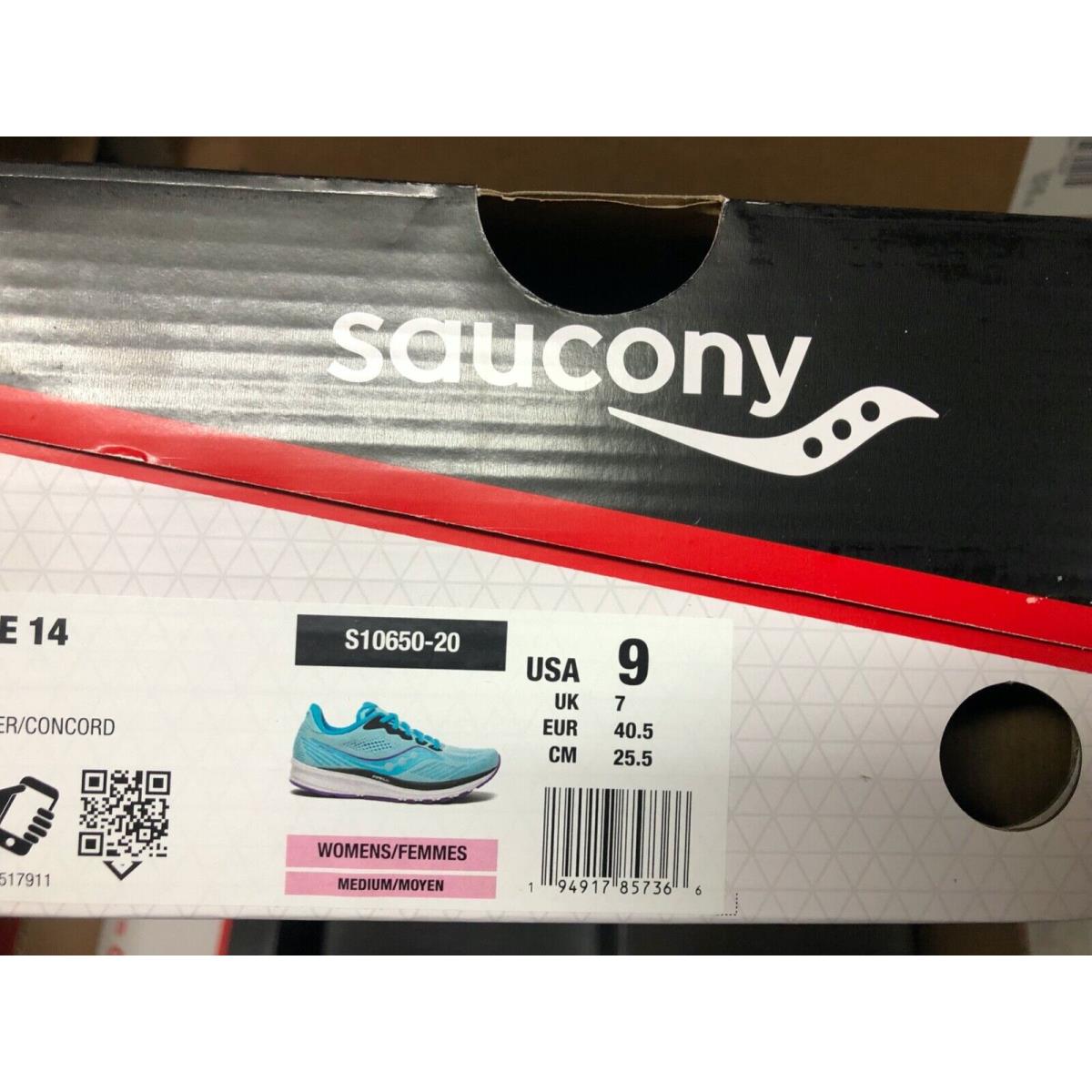 Saucony shoes Ride - Blue 4