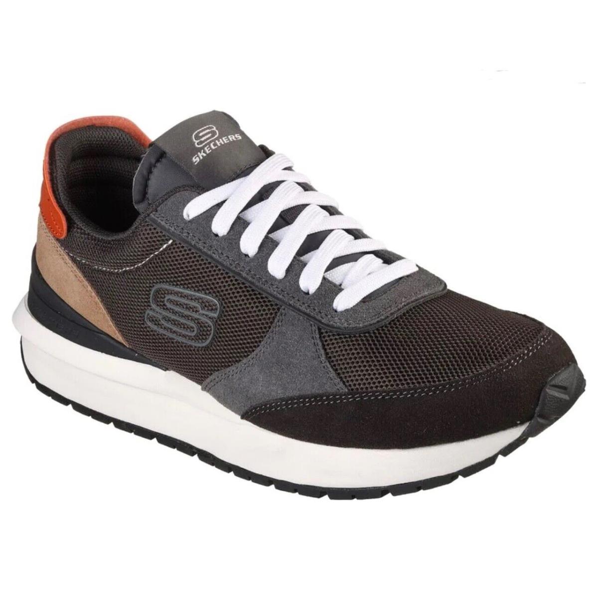 Men`s Skechers Sunny Dale Miyoto Casual Shoes 210437 /ccbk Multi Sizes Charcoal