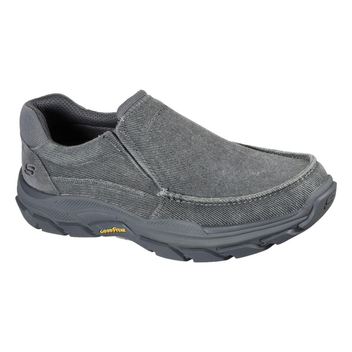 Men`s Skechers Respected Vergo Casual Shoes 204331 /char Multi Sizes Charcoal