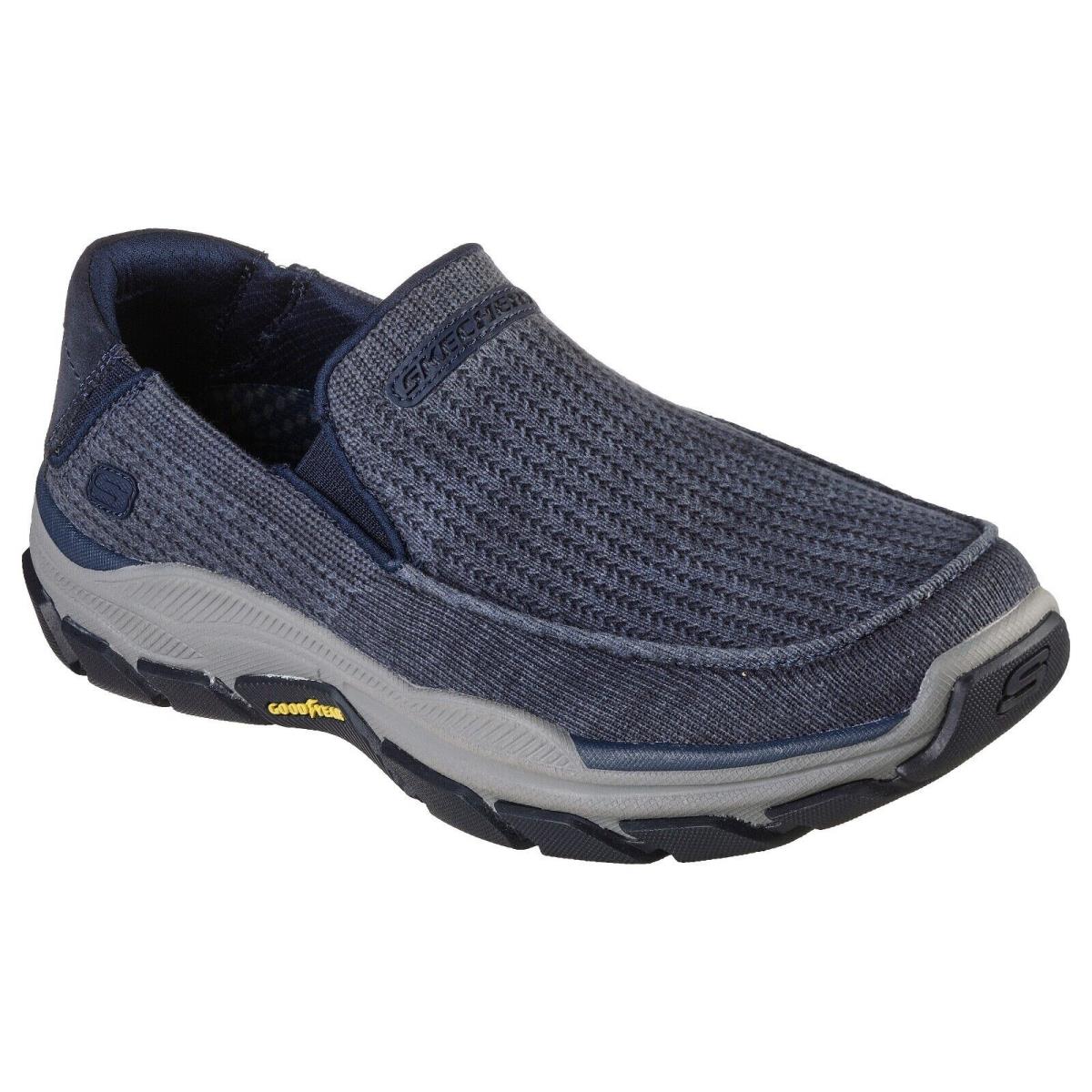 Men`s Skechers Relax Respected Vernon Casual Shoes 204437 /nvy Multi Sizes Navy