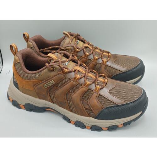 Skechers Sketchers Outdoor Selmen-lorago Brown Hiking Shoes Size 12 Water Repellent