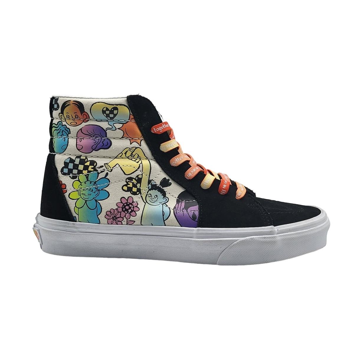 Vans Sk8-Hi Cultivate Care In This Together Shoes Size 6.5 Men 8 Women