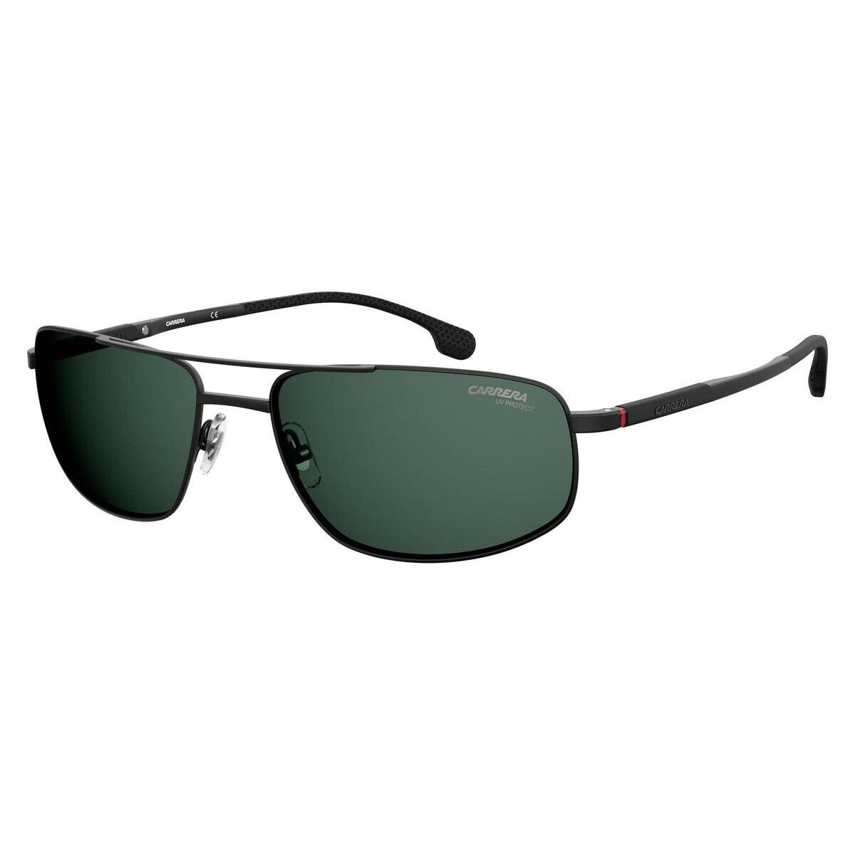 Carrera 8036/S Sunglasses Men 0003 Matte Black Rectangle 62mm