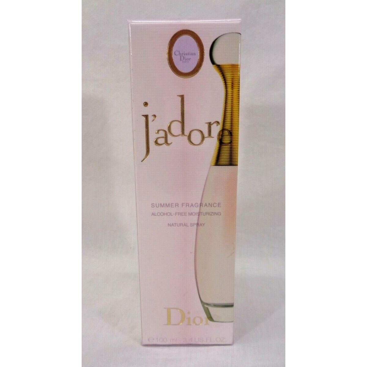 Dior J`adore Summer 3.4oz/100 ml Alcohol Free Perfume - - - Rare