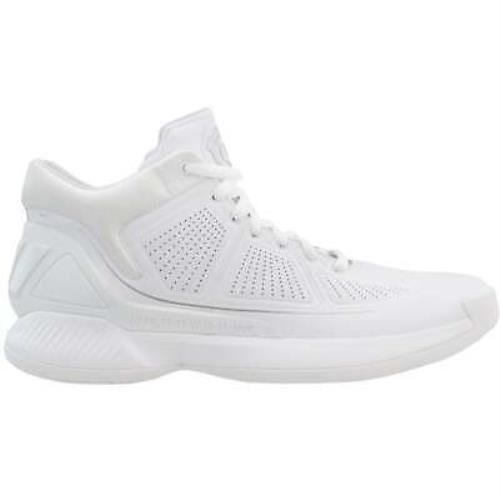 Adidas FU8372 D Rose 10 X Mens Basketball Sneakers Shoes Casual - White - White