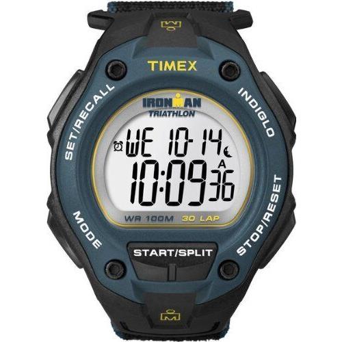 Timex T5K413 Men`s Digital Watch with Digital Display and Black Textile Strap