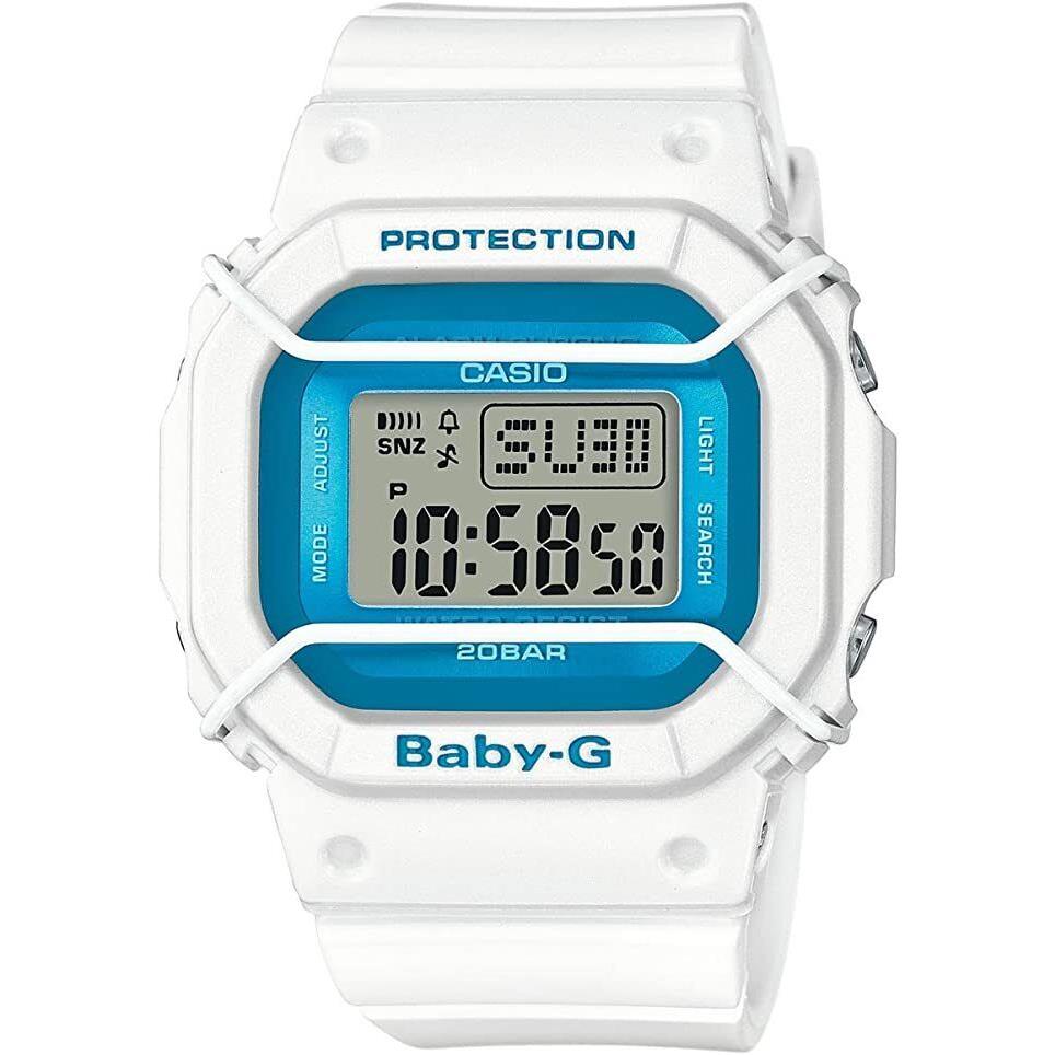 Casio Baby-g BGD501FS-7 Silicone Analog Quartz Unisex Watch Blue / White