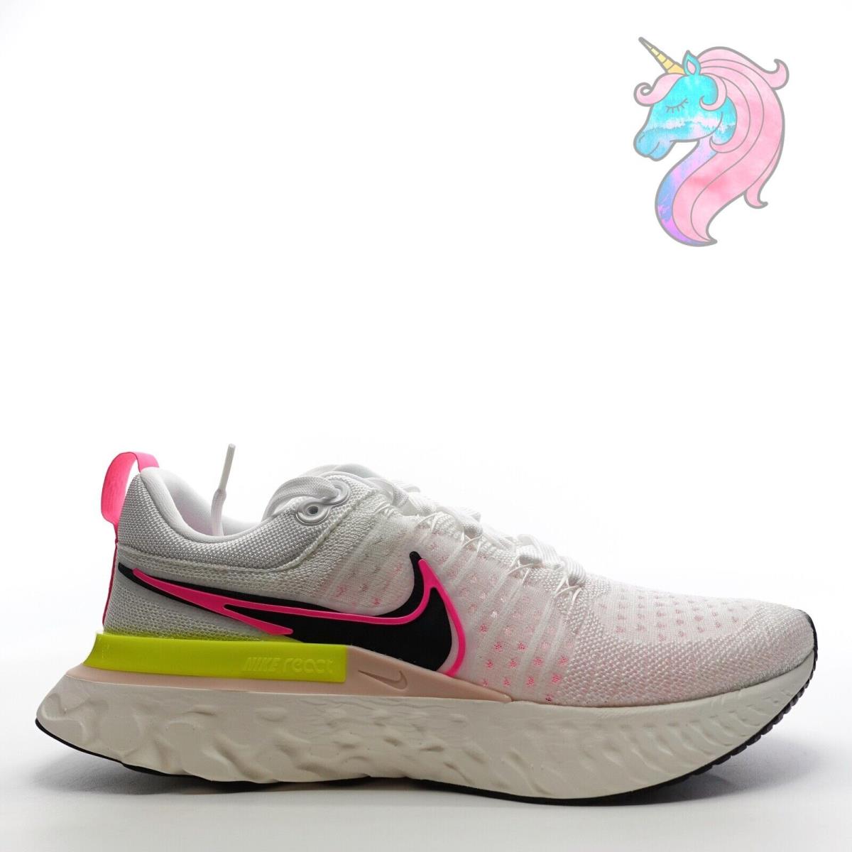 Nike React Infinity Run FK 2 White Running Shoes DJ5395-100 Mens Size 10.5