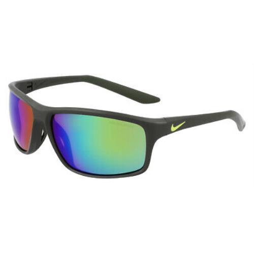 Nike Adrenaline 22 M DV2155 Sunglasses Matte Sequoia Green Mirror 64mm