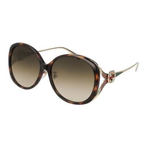 Gucci GG0226SK Sunglasses 003 Havana