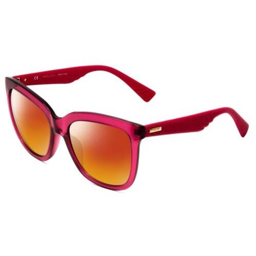 Police SPL410 Cateye Designer Polarized Sunglasses in Pink Crystal 56mm 4 Option
