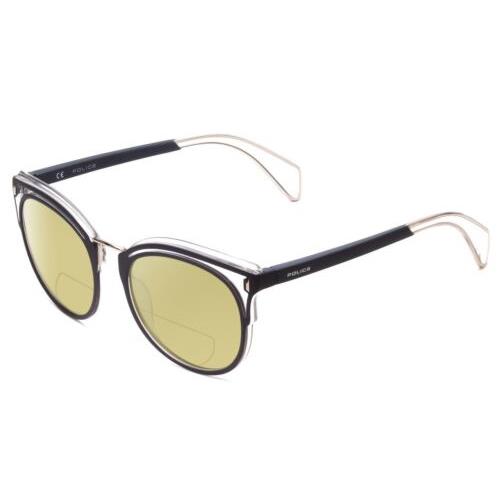 Police SPL642 Cateye Polarized Bi-focal Sunglasses Matte Crystal 52mm 41 Options