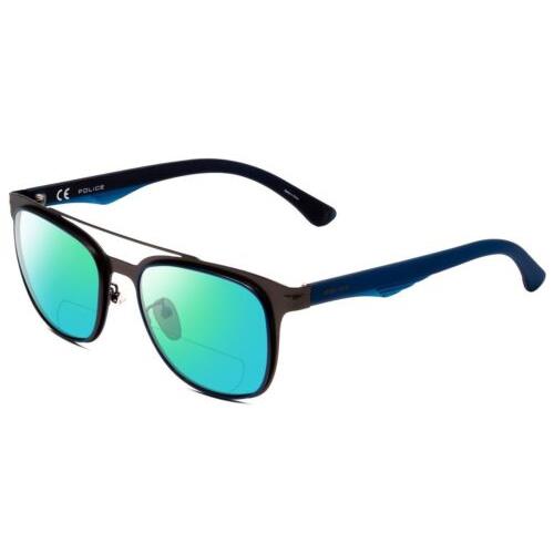 Police SPL356 Unisex Polarized Bi-focal Sunglasses Black Silver 53 mm 41 Options
