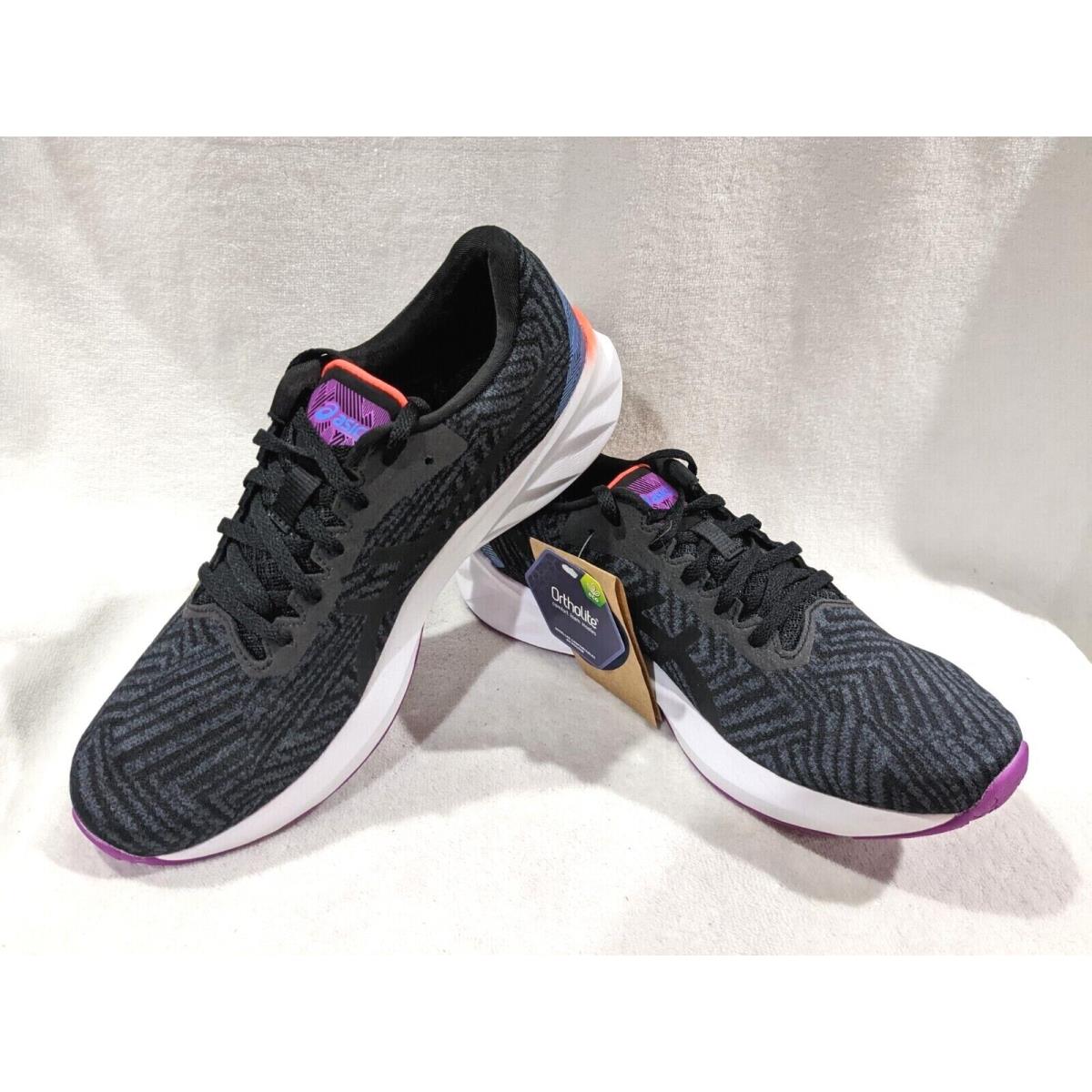 Asics Women`s Roadblast Black/orchid Running Shoes - Size 10 1012A700-002