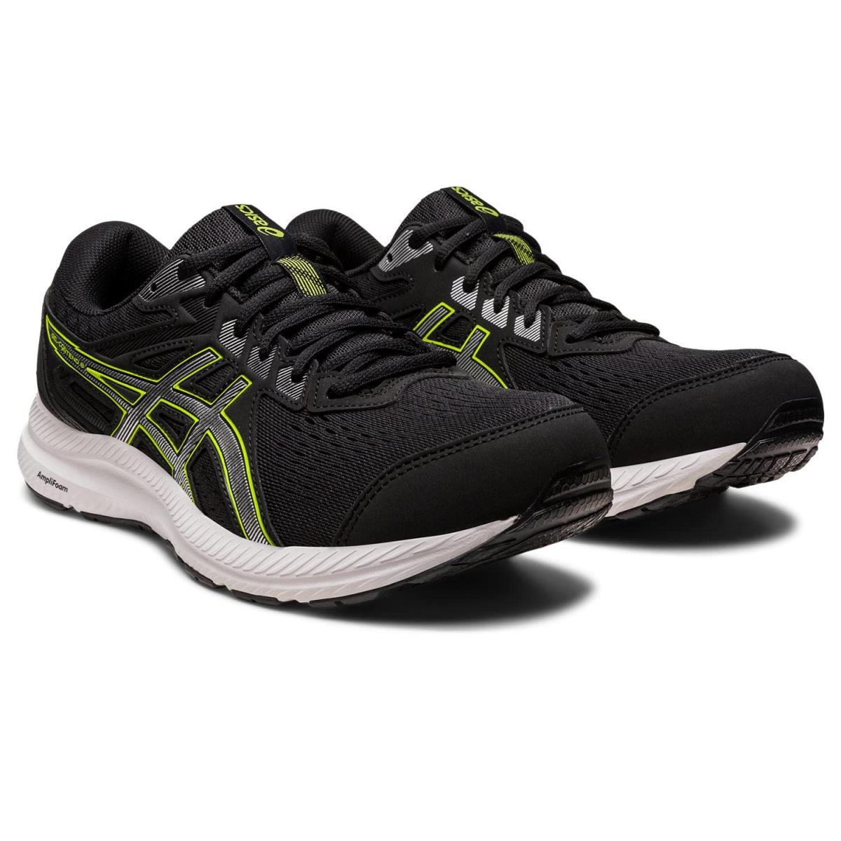 Man`s Sneakers Athletic Shoes Asics Gel-contend 8 Black/Pure Silver