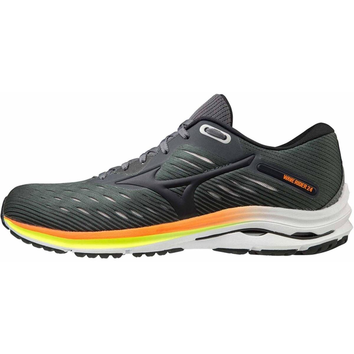 Mizuno Men`s Waverider 24 Shoes Running/athletic Grey Size 10