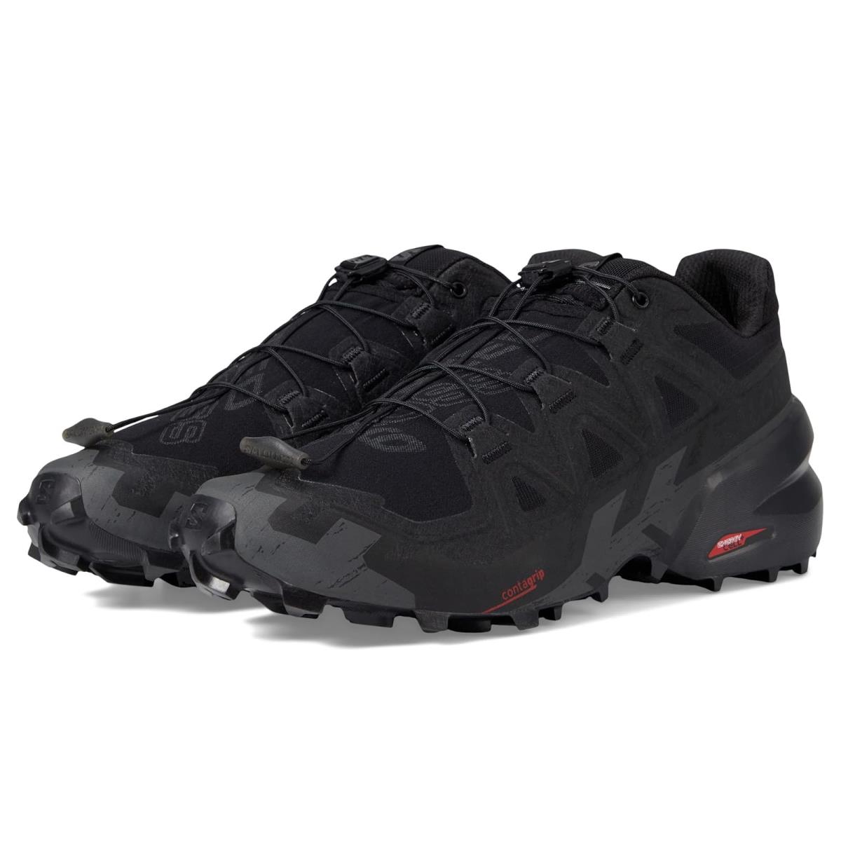 Woman`s Sneakers Athletic Shoes Salomon Speedcross 6 Black/Black/Phantom