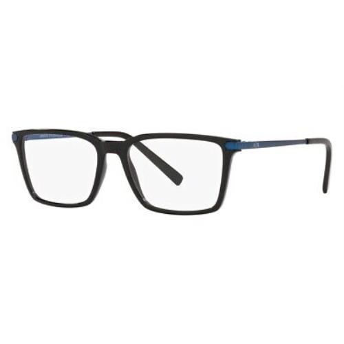 Armani Exchange eyeglasses  - Black Frame, Demo Lens, Black Model
