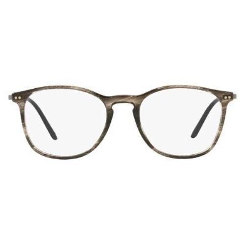 Giorgio Armani AR7160 Men Eyeglasses Black Oval 53mm