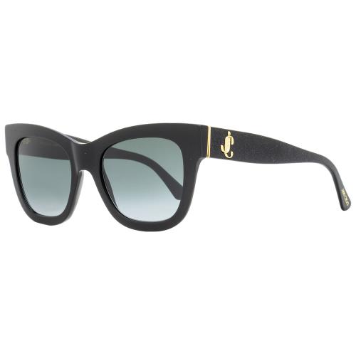 Jimmy Choo Square Sunglasses Jan/s DXF9O Black/gold/glitter 52mm