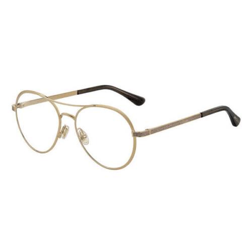 Jimmy Choo JC244 02F700 Gold Grey 56mm Eyeglasses