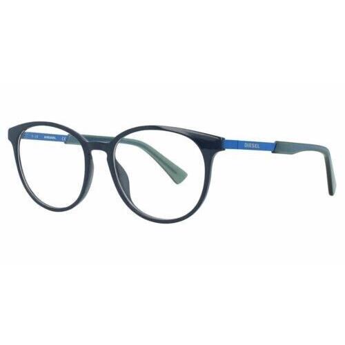 Diesel DL5289 090 Shiny Blue Unisex Eyeglasses 51mm 16 145
