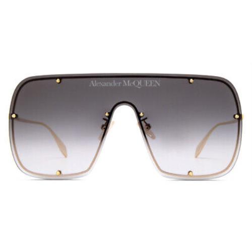 Alexander Mcqueen AM0362S Sunglasses Gold Gray Gradient 99