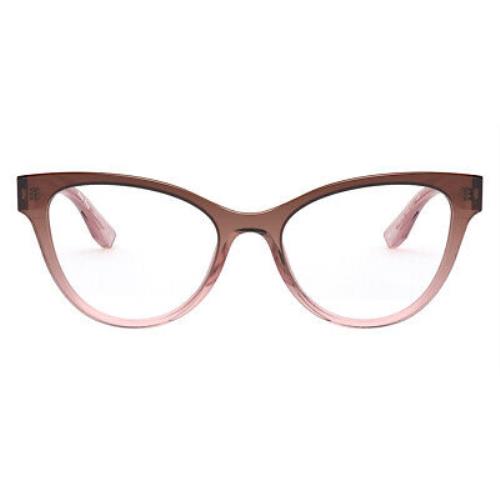 Miu Miu MU 01TV Eyeglasses Women Brown Square 51mm