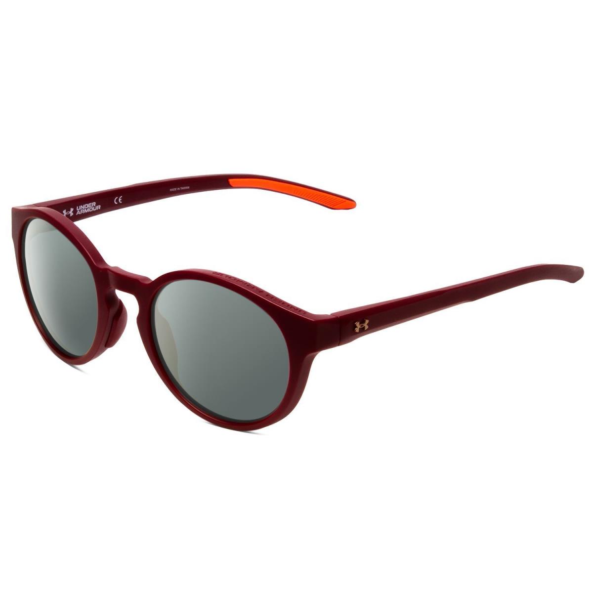 Under Armour Infinity Unisex Polarized Sunglasses in Burgundy Red 52mm 4 Options Smoke Grey Polar