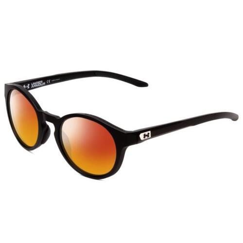 Under Armour Infinity 52mm Oval Bi-focal Polarized Sunglasses in Black 41 Option Red Mirror Polar