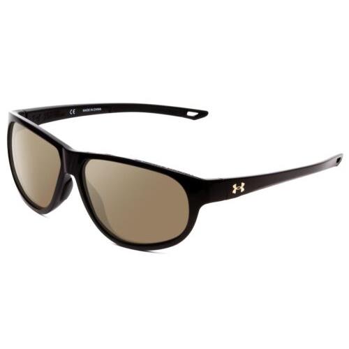 Under Armour Intensity Ladies Oval Polarized Sunglasses in Black 59 mm 4 Options Amber Brown Polar