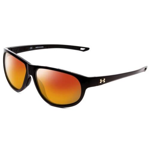 Under Armour Intensity Ladies Oval Polarized Sunglasses in Black 59 mm 4 Options Red Mirror Polar