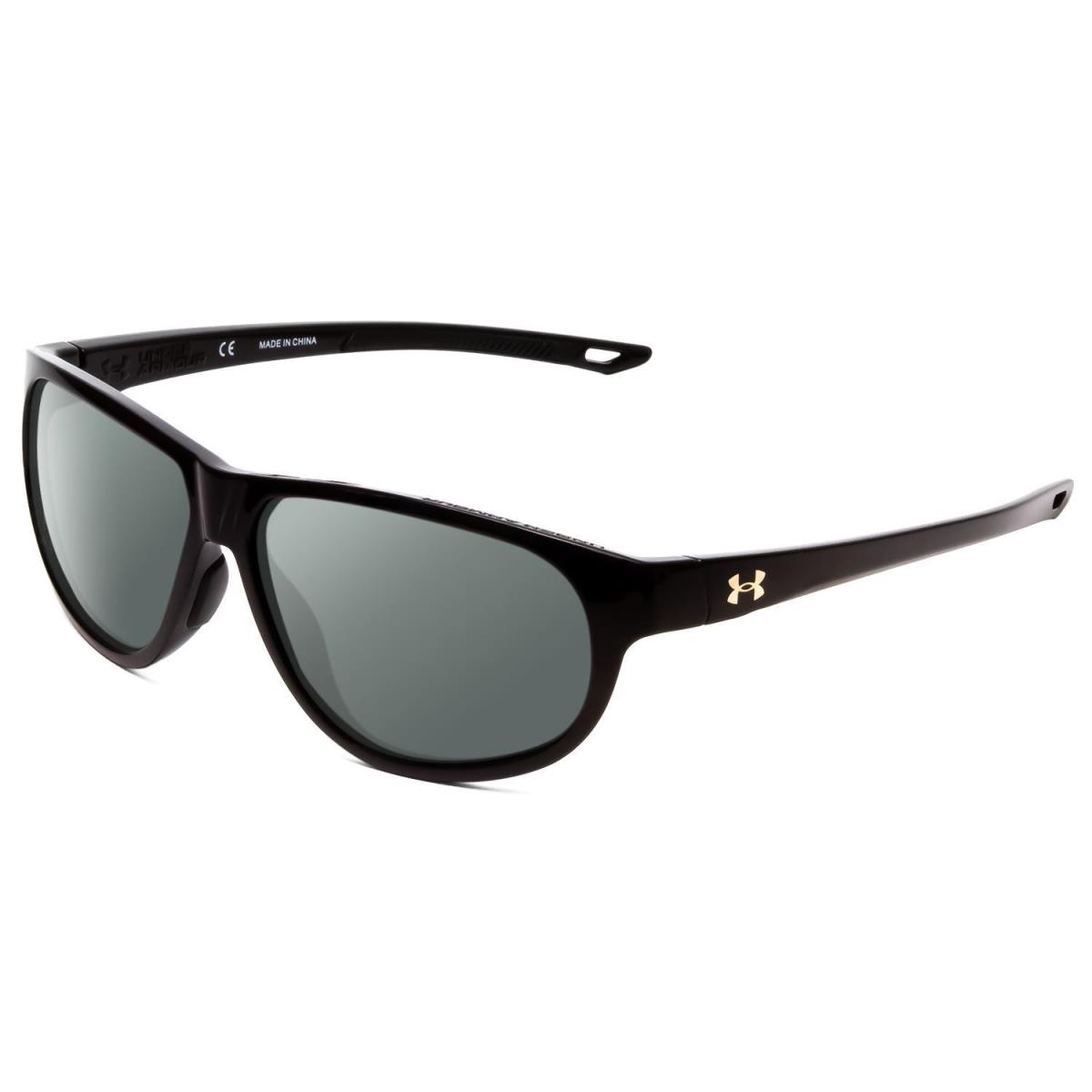 Under Armour Intensity Ladies Oval Polarized Sunglasses in Black 59 mm 4 Options Smoke Grey Polar