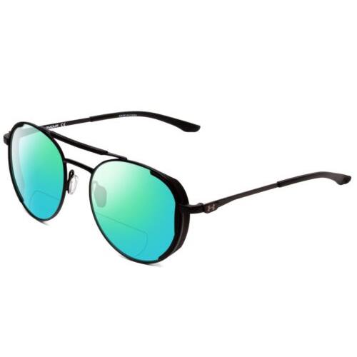 Under Armour Instinct Pursuit Unisex Polarized Bi-focal Sunglasses in Black 55mm