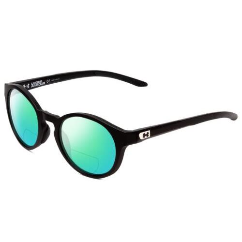 Under Armour Infinity 52 mm Round Polarized Bi-focal Sunglasses Black 41 Options Green Mirror