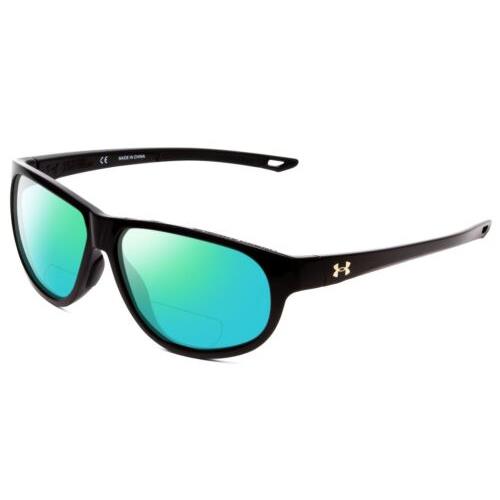 Under Armour Intensity Ladies Polarized Bi-focal Sunglasses Black 59mm 41 Option Green Mirror