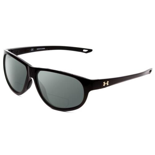 Under Armour Intensity Ladies Polarized Bi-focal Sunglasses Black 59mm 41 Option Grey