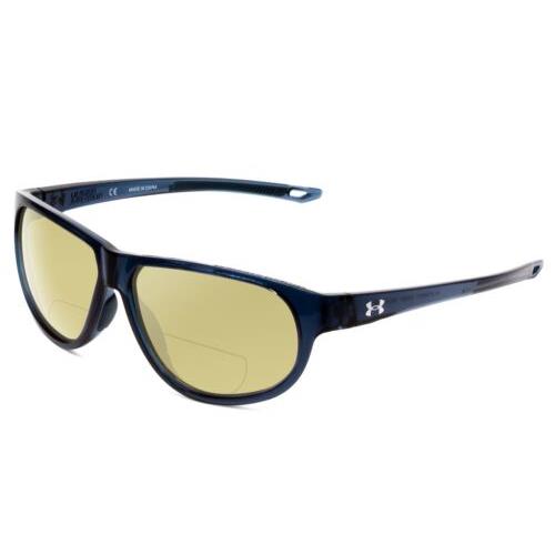 Under Armour Intensity Ladies Polarized Bi-focal Sunglasses in Blue Crystal 59mm Yellow