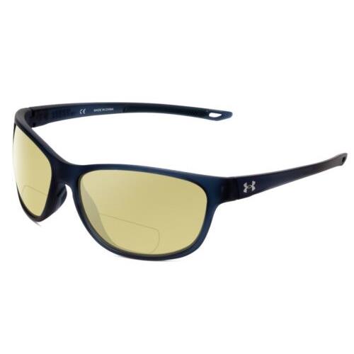 Under Armour Undeniable Unisex Polarized Bi-focal Sunglasses Blue Crystal 61 mm