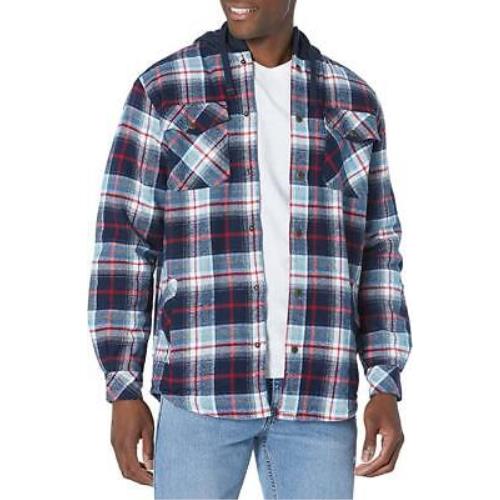 Lululemon Legendary Whitetails Camp Night Berber Lined Hooded Flannel Shirt Jacket 4X Tall