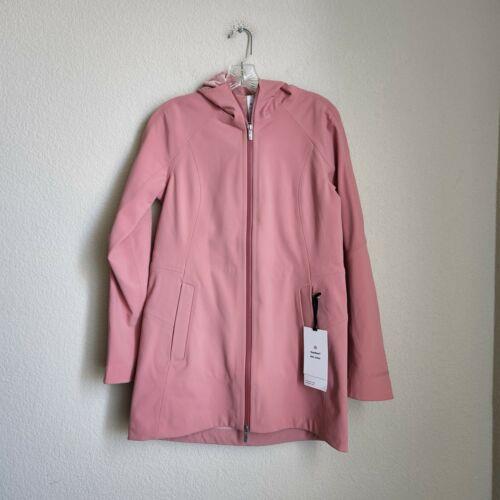 Lululemon Jacket Rain Rebel Jacket Women`s Size 12 Pink