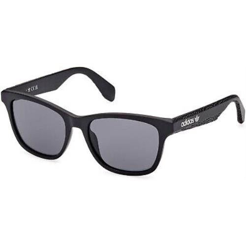 Adidas Originals OR0069 Matte Black Smoke 02A Sunglasses