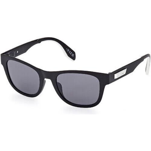Adidas Originals OR0079 Matte Black Smoke 02A Sunglasses