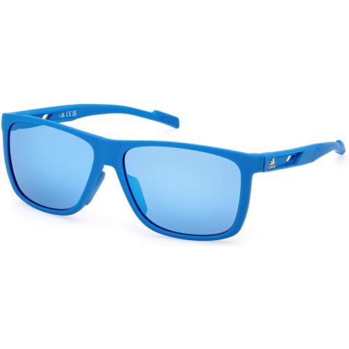 Adidas Sport SP0067 Blue Other Blue Mirror 92X Sunglasses