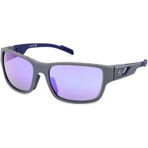 Adidas Sport SP0069 Grey Other Gradient or Mirror Violet 20Z Sunglasses
