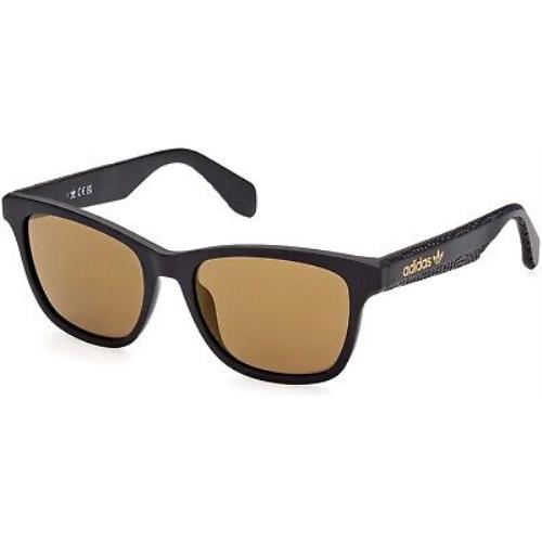 Adidas Originals OR0069 Matte Black Brown Mirror 02G Sunglasses