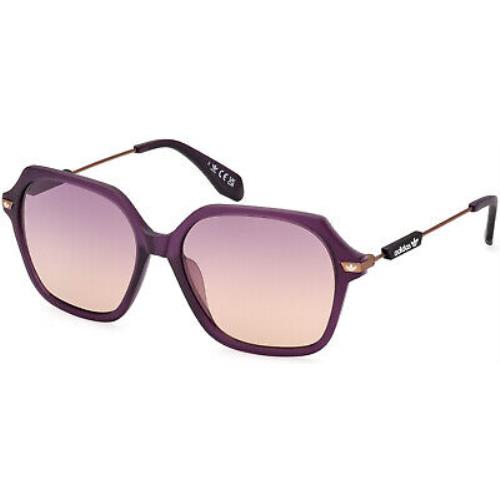 Adidas Originals OR0082 Matte Violet Gradient or Mirror Violet 82Z Sunglasses