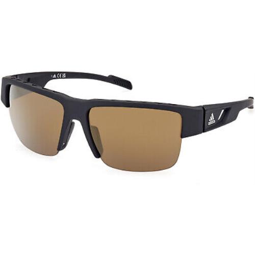 Adidas Sport SP0070 Black Other Brown Polarized 05H Sunglasses