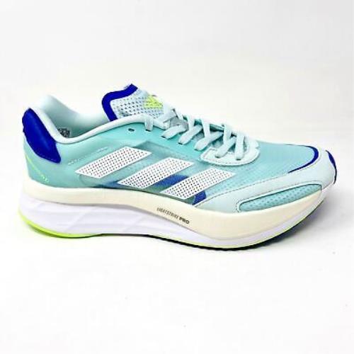 Adidas Adizero Boston 10 Halo Mint Blue White Womens Running Shoes FZ2496