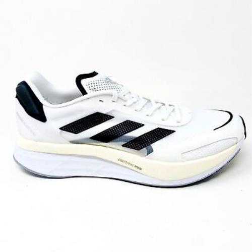 Adidas Adizero Boston 10 White Black Mens Athletic Running Shoes GY0928